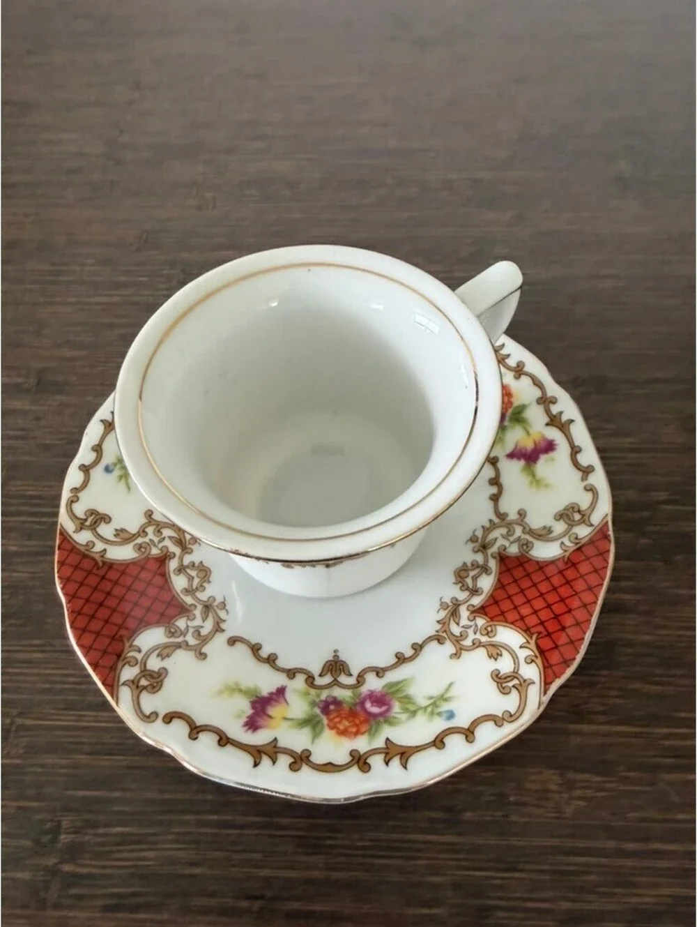 Vintage Japanese Demitasse Cup & Saucer